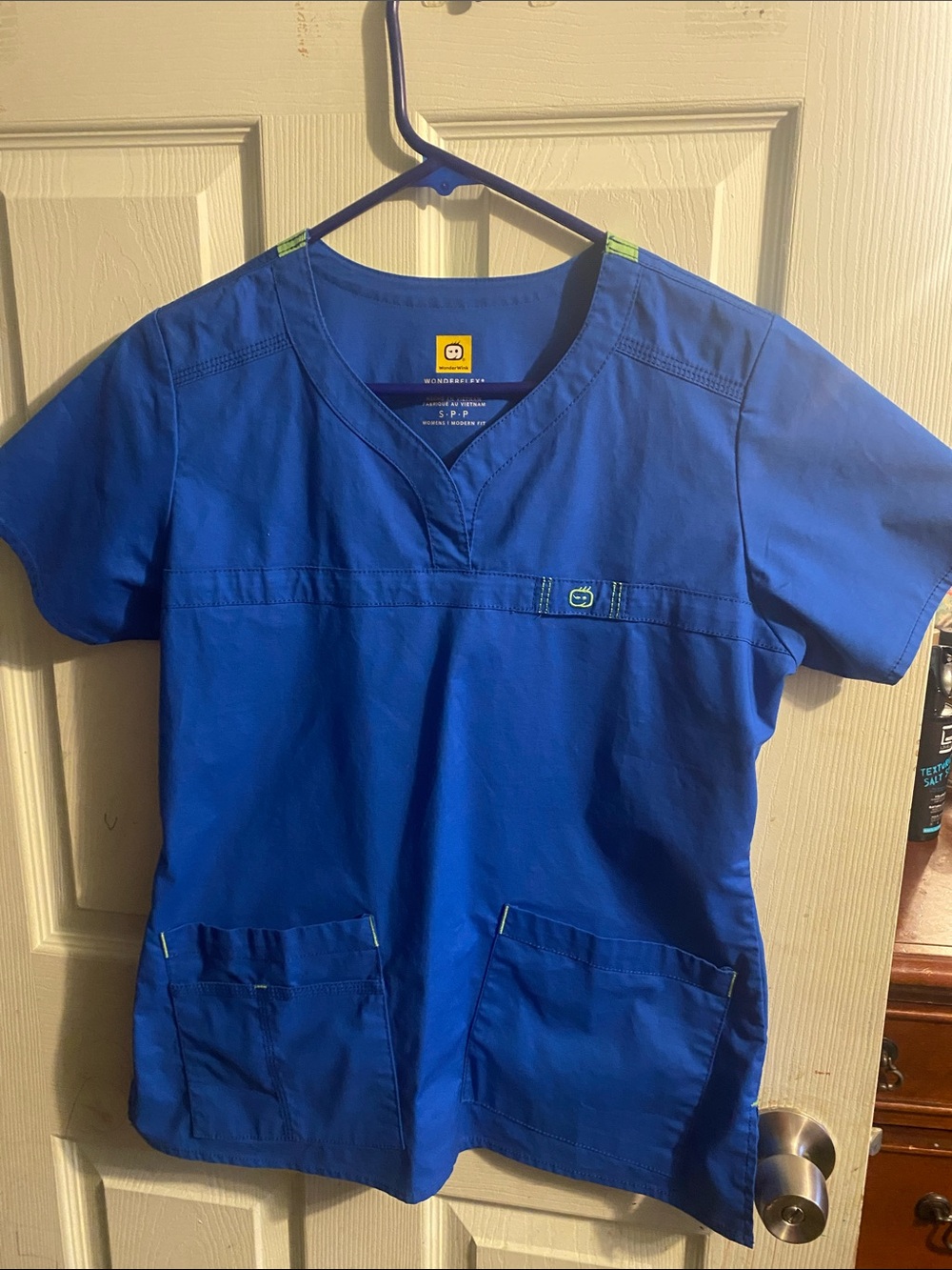 WonderWink Royal Blue Scrub Top